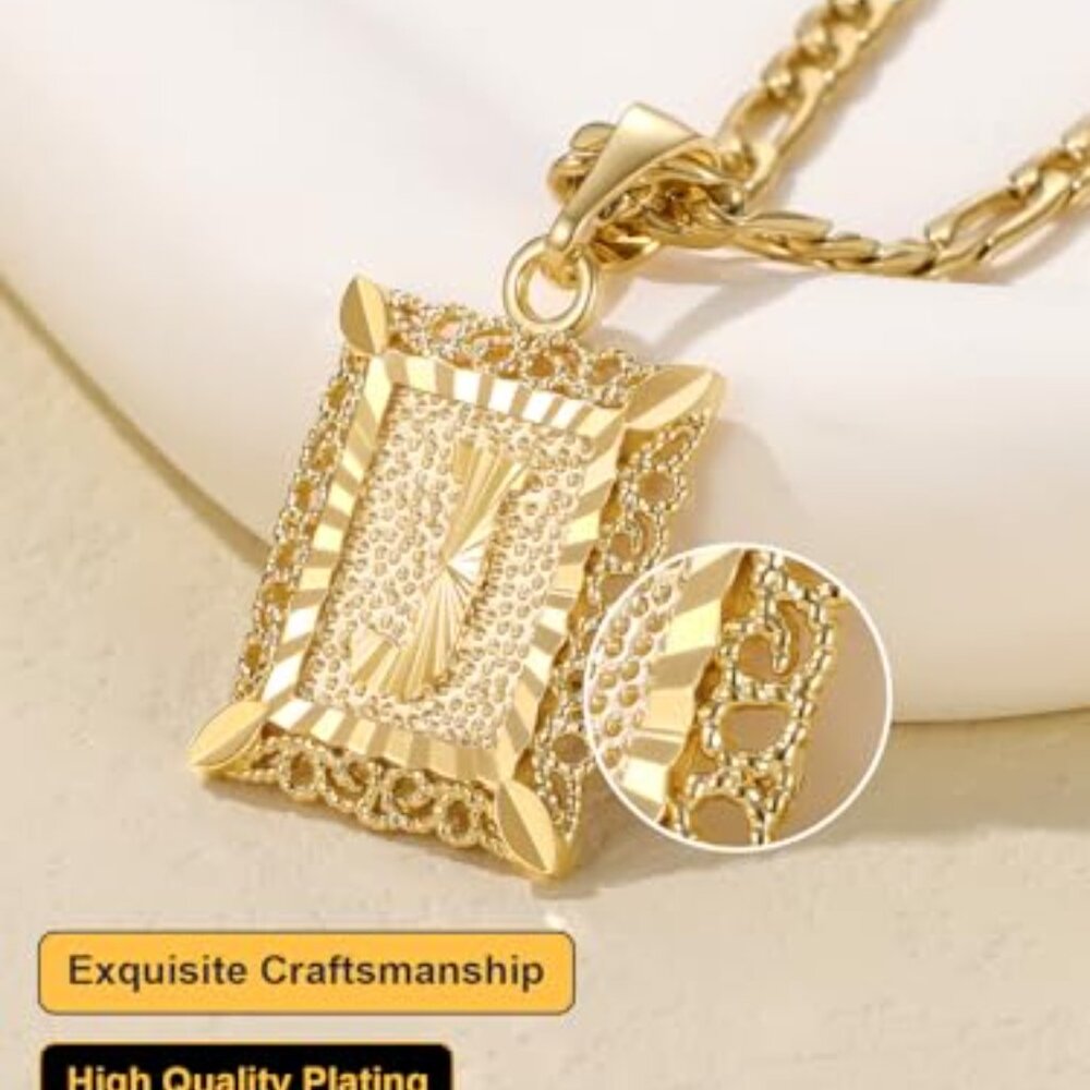 Initial Monogram Necklace Personalized Jewelry 14… - image 6